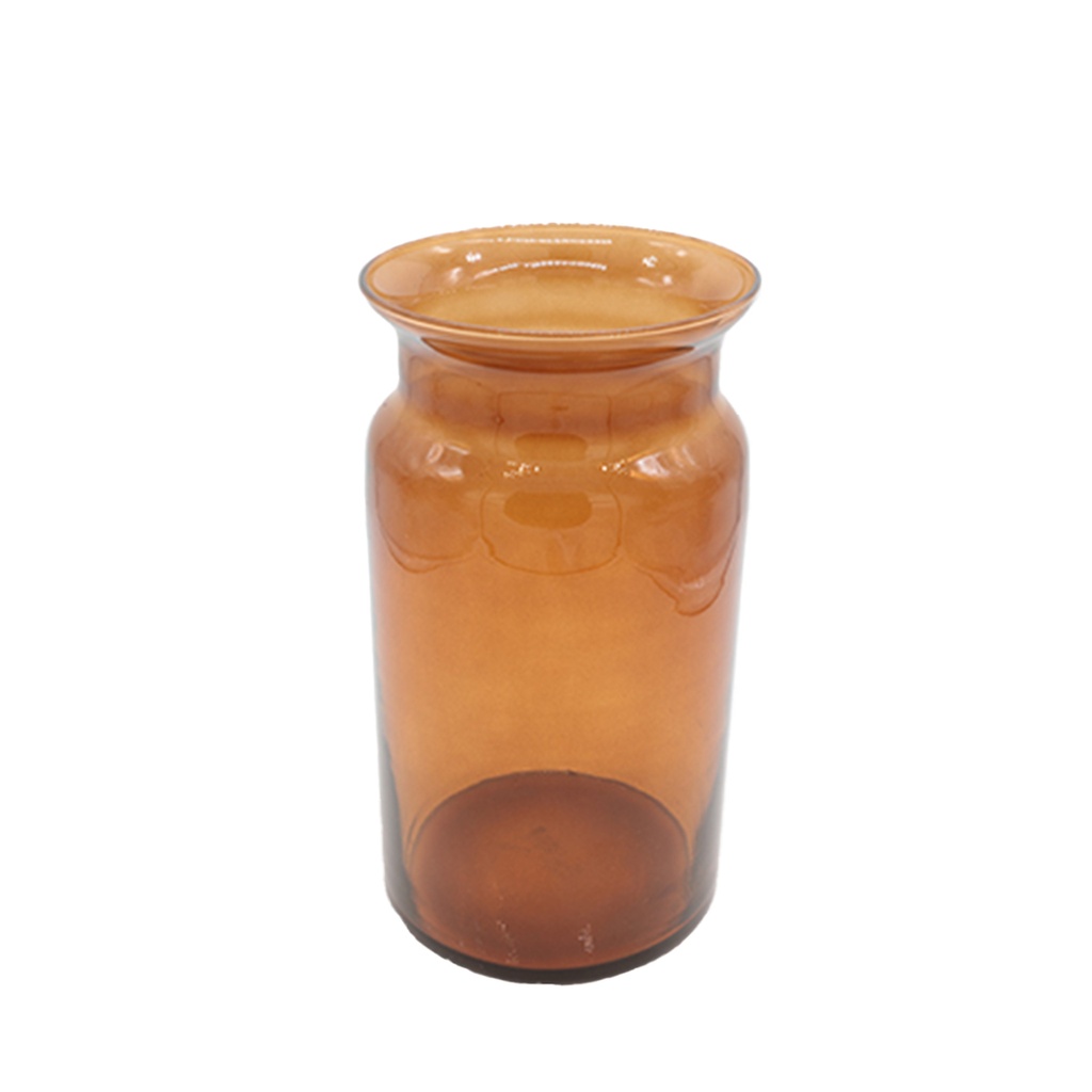Vase avec col ambré