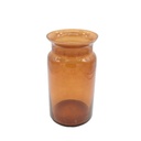 Vase avec col ambré