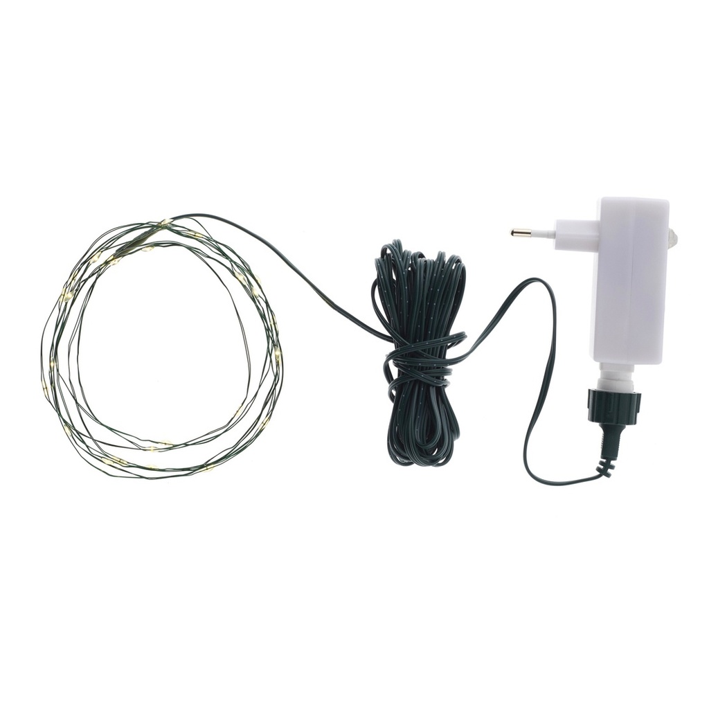 Guirlande Knirke 80 led intérieur/extérieur 8m+5 Vert