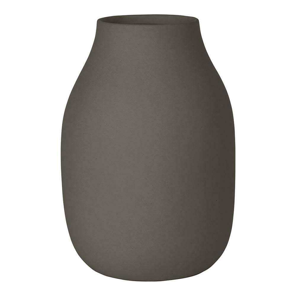 Vase COLORA gris acier taille L
