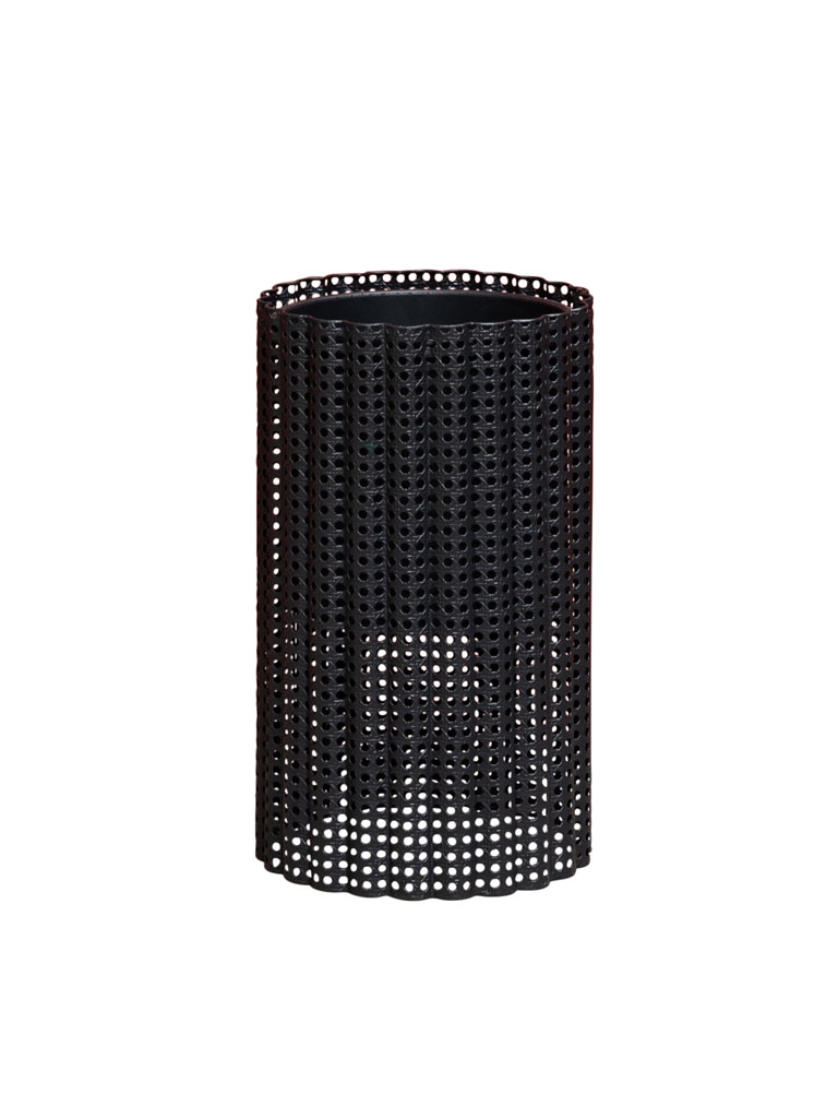 [CH003000] Porte parapluie / cache pot cannage métal