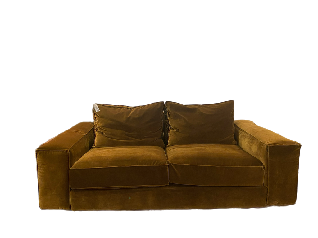 [CN000609] Canapé Chamonix 3 places tissu Gala bronze