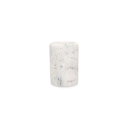 [FD000017] Porte-brosses à dents en marbre blanc