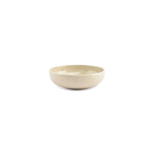 [FD000020] Bol moucheté vanille MM