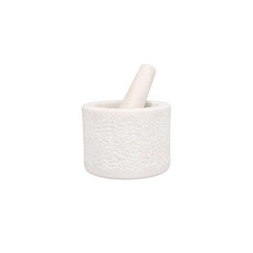 [FD000026] Mortier et pilon en marbre blanc