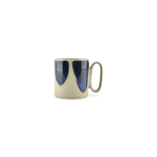 [FD000038] Mug vert/blue peint