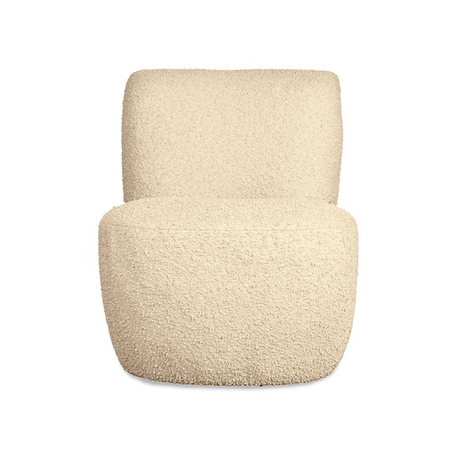 [OP000027] Fauteuil tissu bouclette beige
