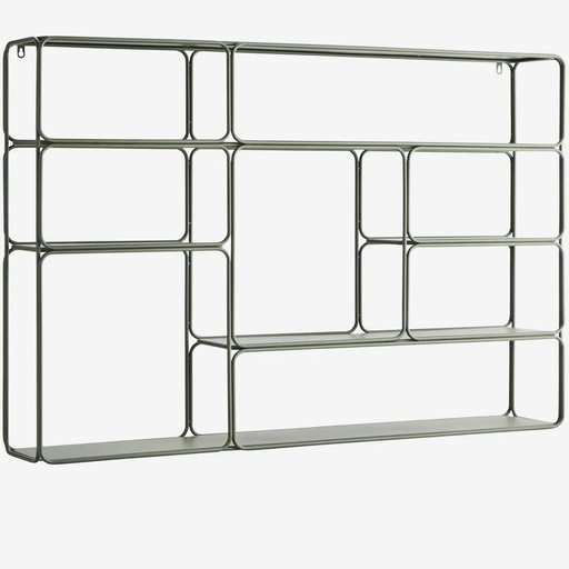 [MZ000259] Etagère en métal kaki