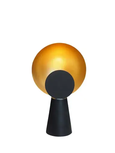 [CH003108] Lampe à poser globe doré