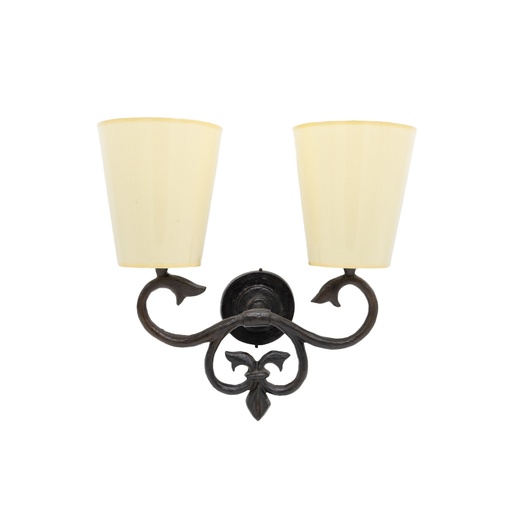 [OI000053] Applique Luxor bronze patiné Abj ivoire