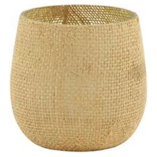 [LL000034] Photophore SISCO jute naturel MM