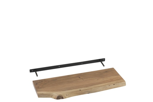 [JL000133] Étagère mural acacia naturel