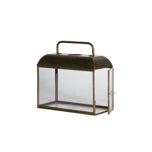 [CH002119] Lanterne rectangulaire medium anse fixe Atina