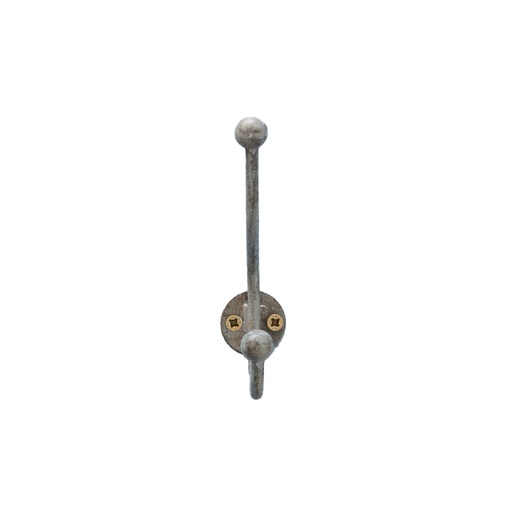 [CH003003] Double crochet métal gris