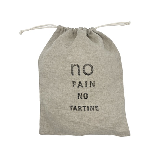 [LI000008] Sac à pain 100% lin naturel