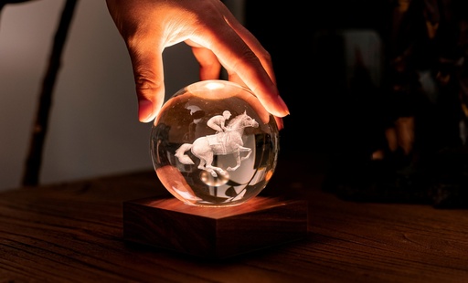 [GY000011] Lumière boule en cristal Equitation